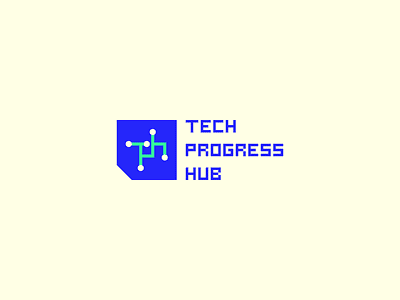TPH – Tech Progress Hub brand hub identity idolize irakli dolidze logo mark monogram progress symbol tech tph