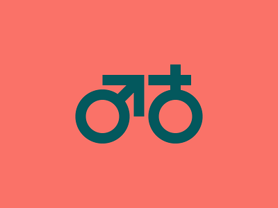 Bike / Gender ♂️♀️ bike female gender icon idolize irakli dolidze male mark symbol