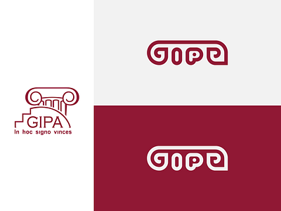 GIPA ( Old Logo | My Concept ) brand capital column gipa identity irakli dolidze logo logotype mark symbol visual