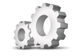 Cogs 3d blur cogs illustrator photoshop