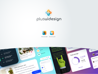 Plus UI Design Logo branding design logo logo design ui