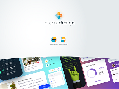 Plus UI Design Logo