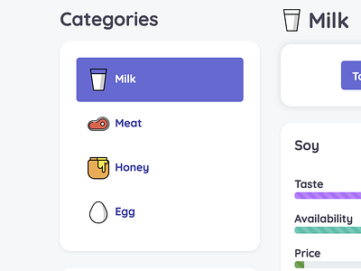 Categories menu vegan swap menu