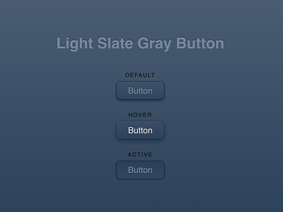 Light Slate Gray Button button button component button design button states buttons codepen css html html css