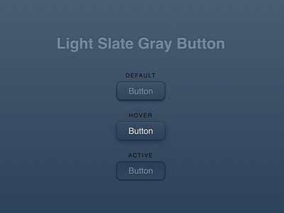Light Slate Gray Button