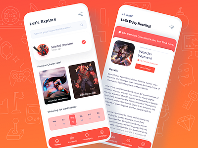 Character Study Concept App
