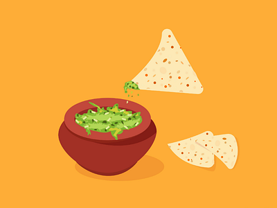 Nachos graphic design illustration