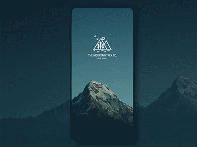 Mountain Trek App Concept