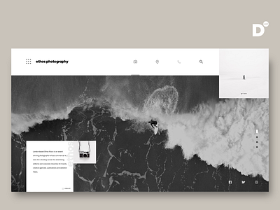 Photography website concept design adobe adobexd appdevelopment brand design designer flat graphicdesign graphicdesigner graphics icon identity interaction design typography ui uidesign uiux ux vector web