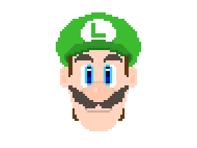 Pixel Luigi luigi nintendo pixel pixel art