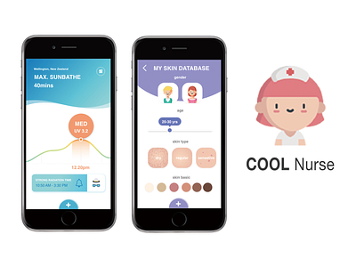 COOL Nurse - app design