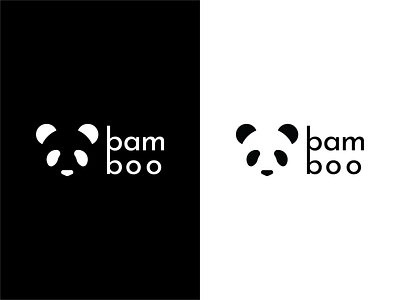 Daily Logo 003 Panda Logo black and white daily logo daily logo challenge logo logo design panda panda logo ui