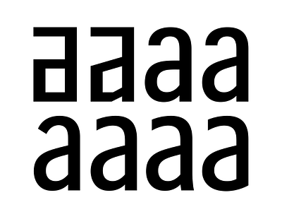 aaaaaaaa exercise font