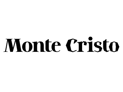 Monte Cristo font