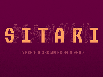 Sitari design font type typography