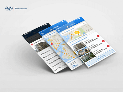 FirstAM - Real Estate Finder App mobiledesign realestate uiux visualdesign