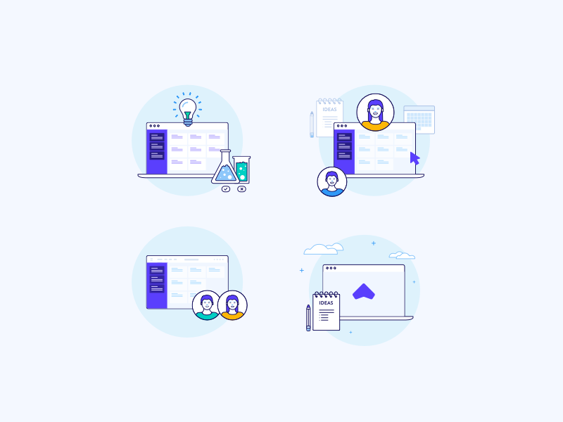 Illustration Experiment ux icons design branding vector ui illustration