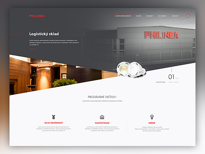 Philinea clean inspiration landing page luxury modern ui ux web webdesign white