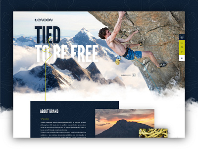 Tendon 2018 clean climbing modern rope ui ux web landing page white webdesign