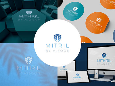 Mithril logo branding design designer graphic design graphics illustration illustrator logo technology vector