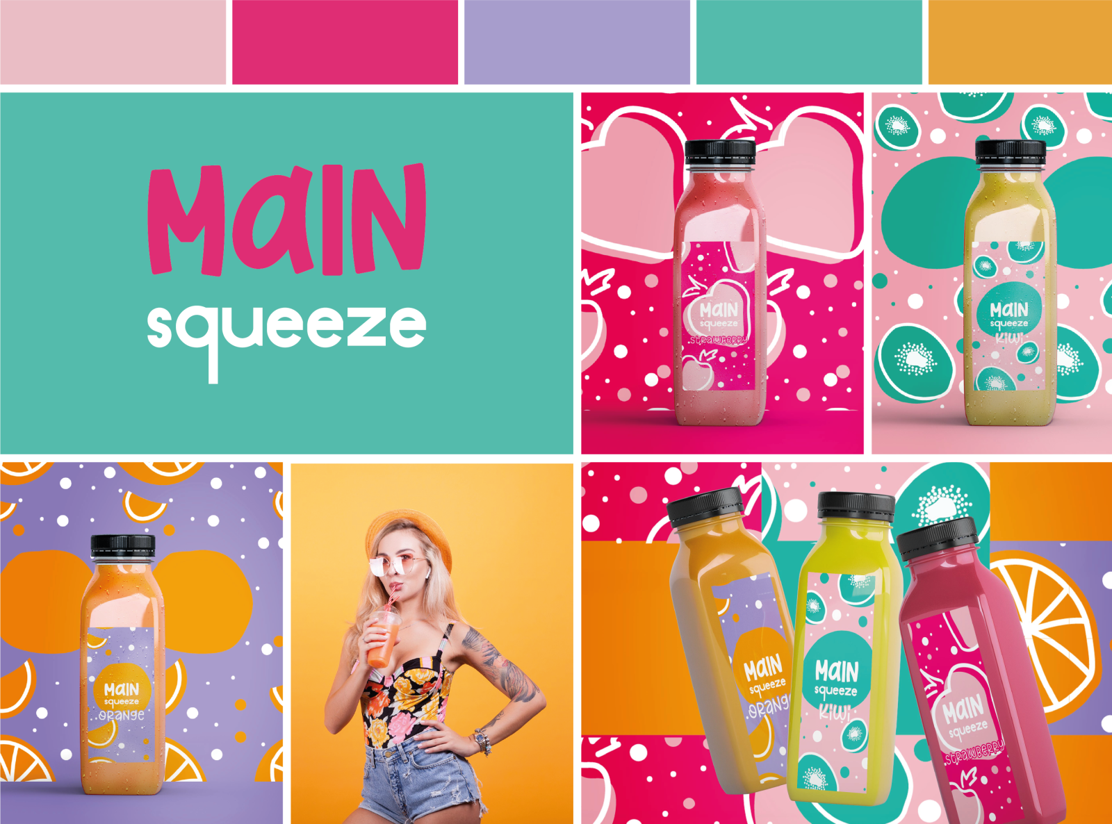 Main Squeeze - Brand design, logo design and packaging design by ...