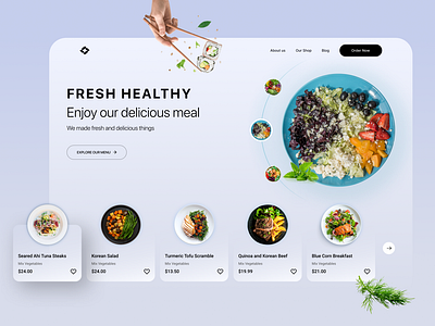 Restaurant Landing Page Design