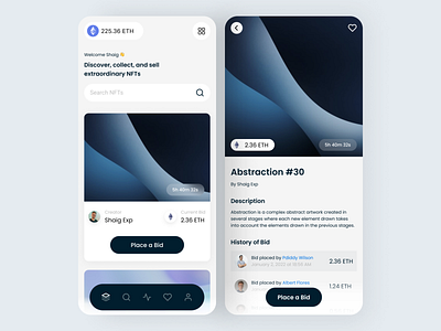 NFT marketplace mobile app 💎
