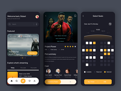 🎬 Cinema Booking Tickets App