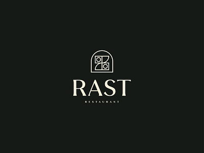 RAST logo design branding design food graphic design logo logo design restaurant wine