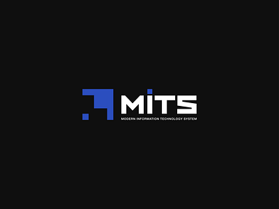 MİTS logo design brand branding de design graphic design logo modern technology