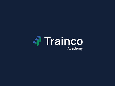 TRAINCO logo design academy brand branding design education graphic design language logo school