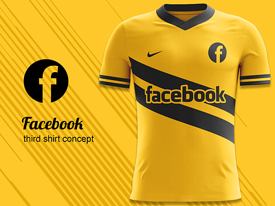 Facebook FC Third Kit Concept facebook facebook fc football kit football kit concept jersey concept kit concept kit design nike nike concept