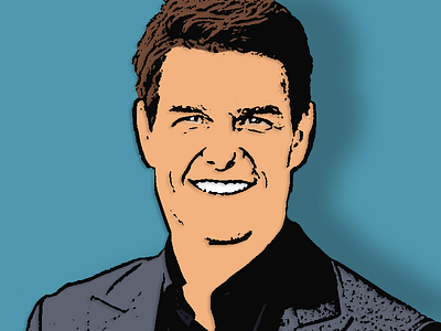 Tom Cruise Illustration