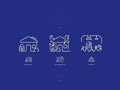 Pictograms - House Insurance