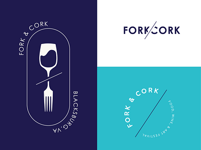 Branding | Mock Project brand identity branding design festival fork logo type wine