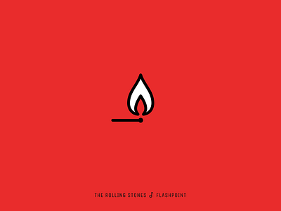 Icon Cover (The Rolling Stones, Flashpoint) album cover fire flashpoint icon match rolling stones