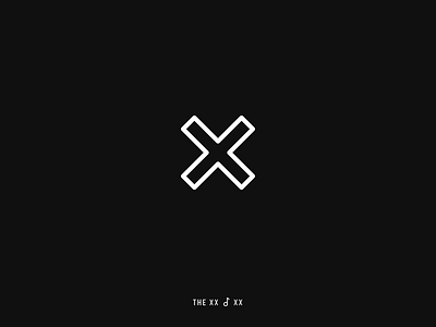 Icon Cover (The XX) album cover cross icon x xx