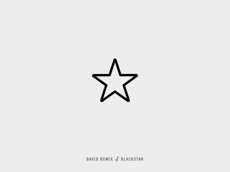 Icon Cover David Bowie Blackstar By Evgeny Filatov On