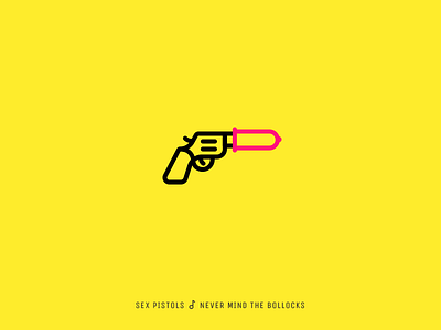 Icon Cover (Sex Pistols, Never Mind the Bollocks) album cover condom gun icon sex pistols