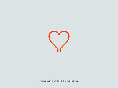 Icon Cover (Kanye West, 808s & Heartbreak) album cover balloon heart icon