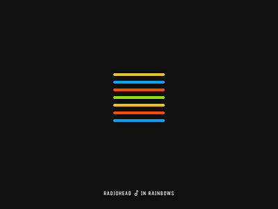 Icon Cover (Radiohead, In Rainbows) album cover icon radiohead rainbow