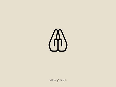 Icon Cover (Björk, Debut) album cover bjork hands icon pray