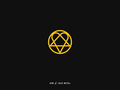Icon Cover (HIM, Love Metal) album cover devil heart him icon love