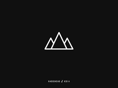 Icon Cover (Radiohead, Kid A) album cover icon mountain mountains radiohead