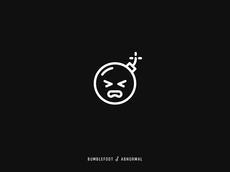 Icon Cover (Bumblefoot, Abnormal) bomb face icon album cover
