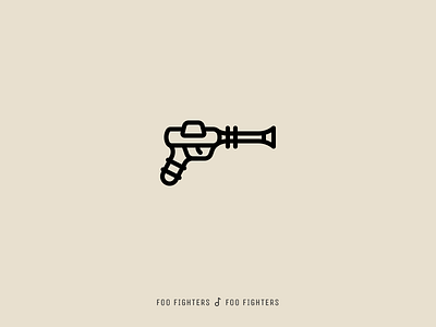 Icon Cover (Foo Fighters, Foo Fighters) album cover gun icon