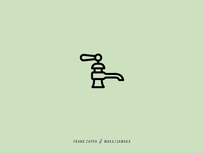 Icon Cover (Frank Zappa, Waka/Jawaka) album cover icon water tap