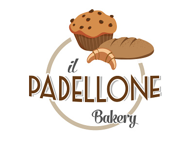 Padellone bakery logo design logo logo design