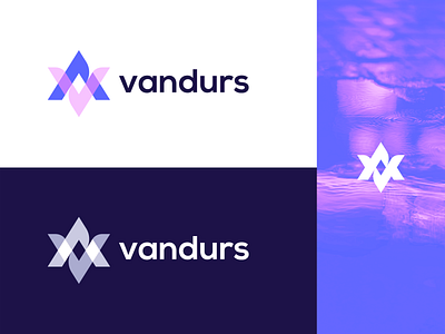 Vandurs a blue brand brand identity brand identity design branding branding concept graphic design graphic design logo identity modern pink simple logo simple logo design v va vandurs vector vibrant visual identity