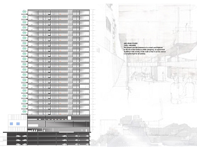 Highrise Project architecture art design illustration